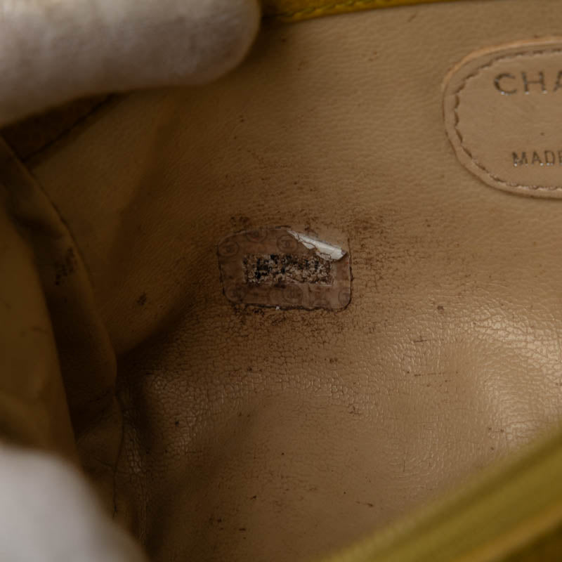 Top Quality Chanel Cocomark Porch Yellow Caviar   Chanel