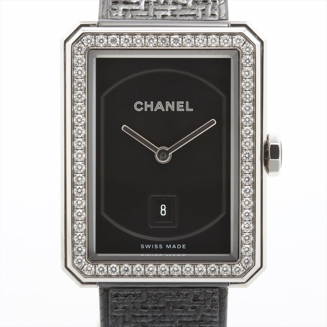 Top Quality Chanel Boyfriend Twid H5318 SS QZ Black
