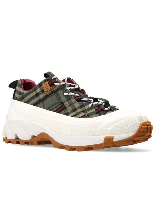 Top Quality Burberry Arthur Vintage Check Sneakers Green