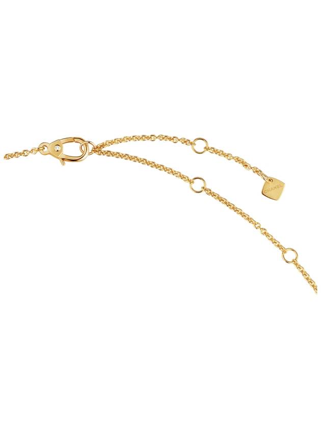 18K Coco Crush Diamond Necklace Yellow Gold Chanel