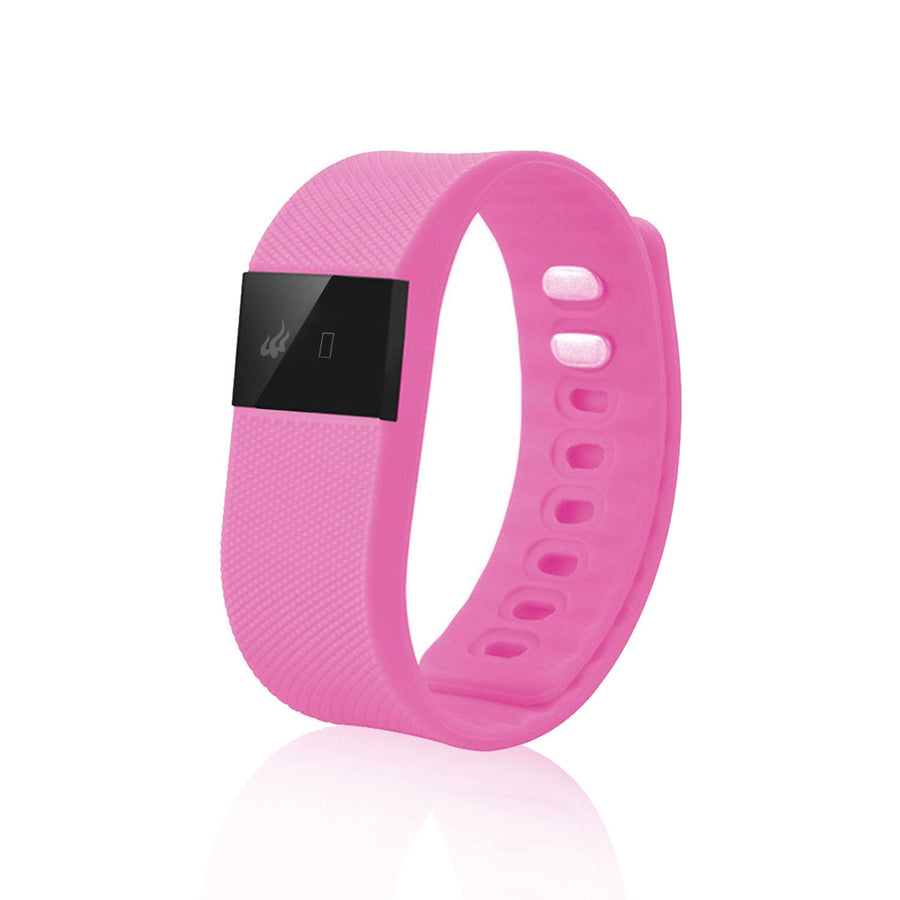 title:Fitness Tracker Activity Tracker Watch IP56 Waterproof Bracelet Fitness Band Sleep Monitor Pedometer Sedentary Reminder Call Message Notification- Electronics;color:Pink