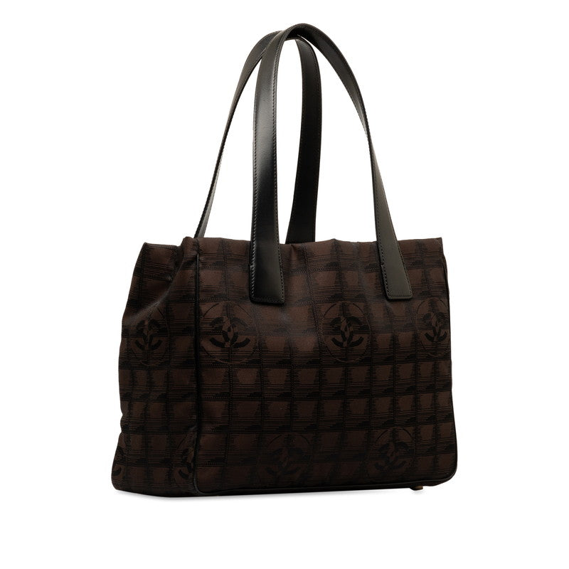 Top Quality Chanel New Loveel Lines PM Tote Bag Handbag Brown Black Nylon Leather  CHANEL