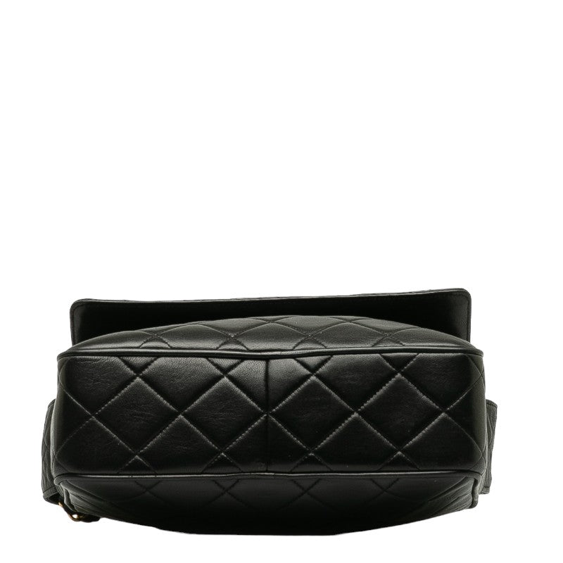Top Quality Chanel Vintage Tassel Flap Shoulder Bag in Lambskin Black