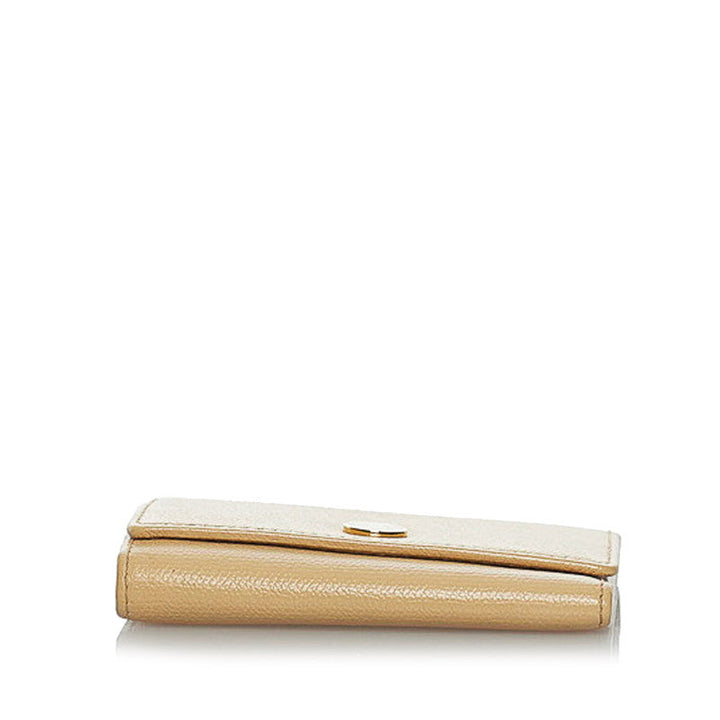Top Quality Chanel 6 eries Keycase Beige Leather  Chanel