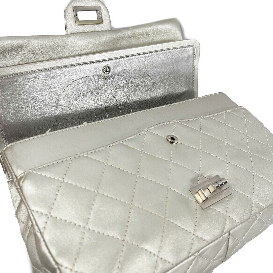Chanel - Metallic Calfskin Quilted 2.55 Reissue 227 Double New - Shoulder Bag