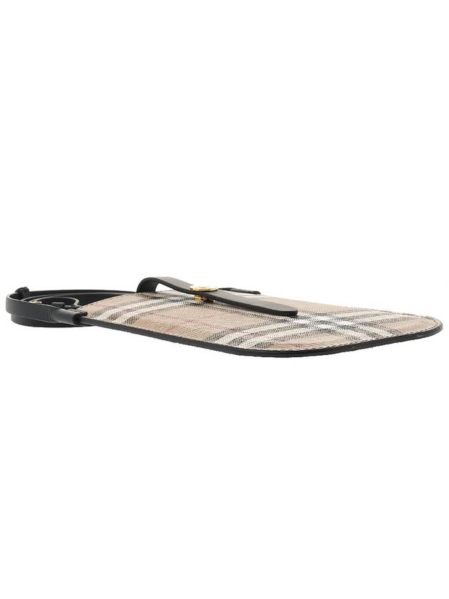 Burberry Vintage Check And Strap Phone Case Beige Black
