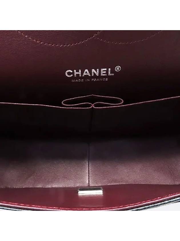 A58600 Caviar silver classic jumbo L size chain shoulder bag Chanel