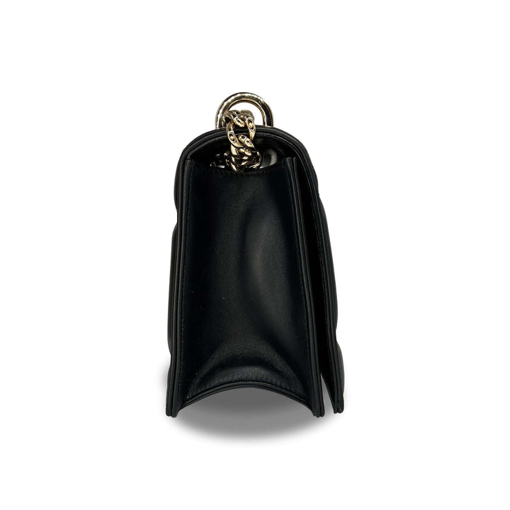Christian Top quality Dior black calfskin on chain handbag
