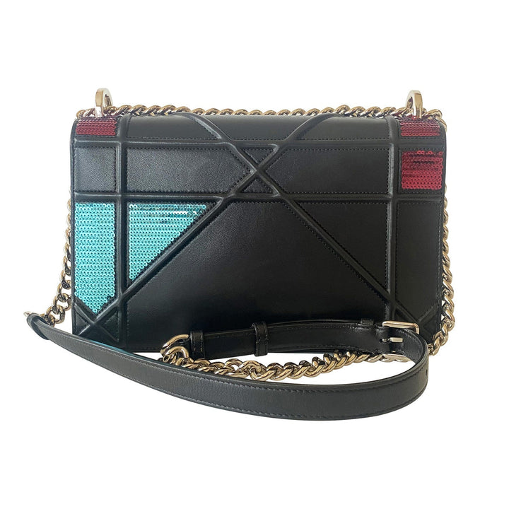 Christian Top quality Dior Sequin Top quality Diorama Medium Shoulder Bag