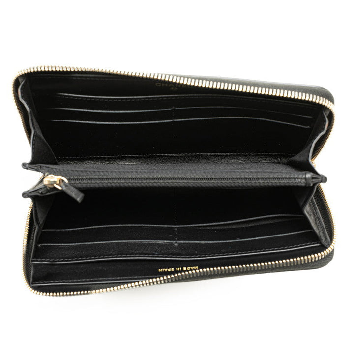Top Quality Chanel Caviar Skin Matelasse CC Filigree Wallet