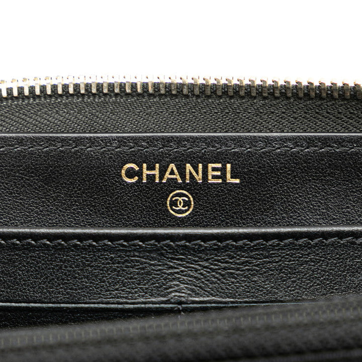 Top Quality Chanel Caviar Skin Matelasse CC Filigree Wallet