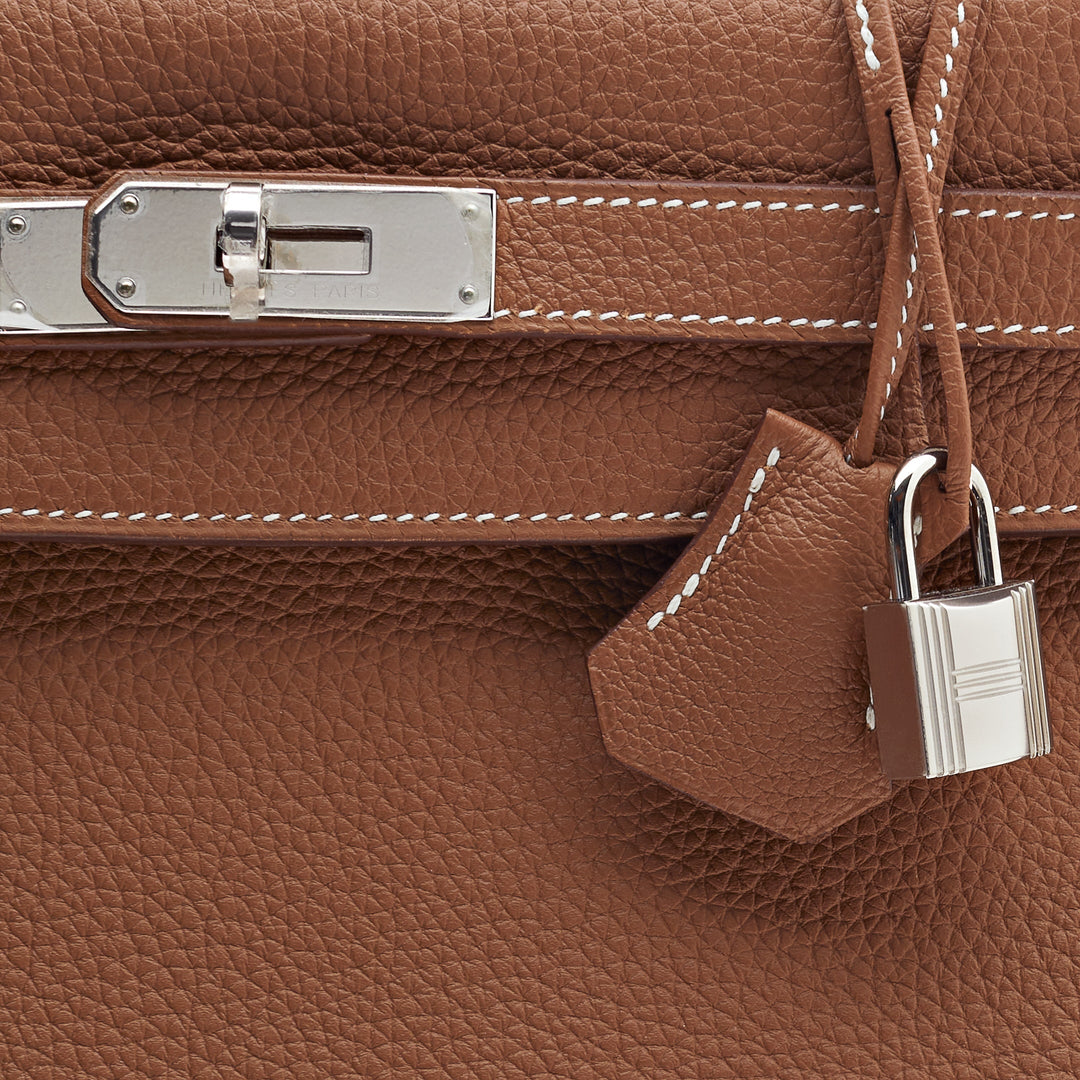 Top quality Hermes Kelly 32 Retourne Gold Togo Palladium Hardware