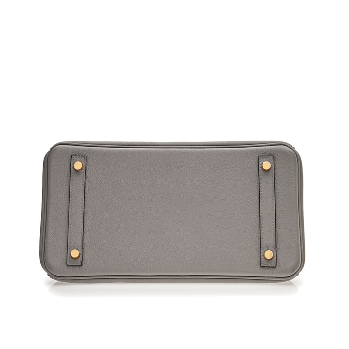 Top quality Hermes Birkin 30 Gris Togo Leather Gold Hardware