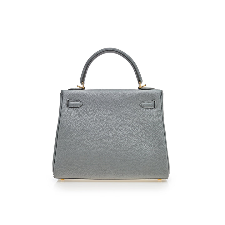 Top quality Hermes Kelly Retourne 25 Veau Togo 63 Vert Amande Gold Hardware