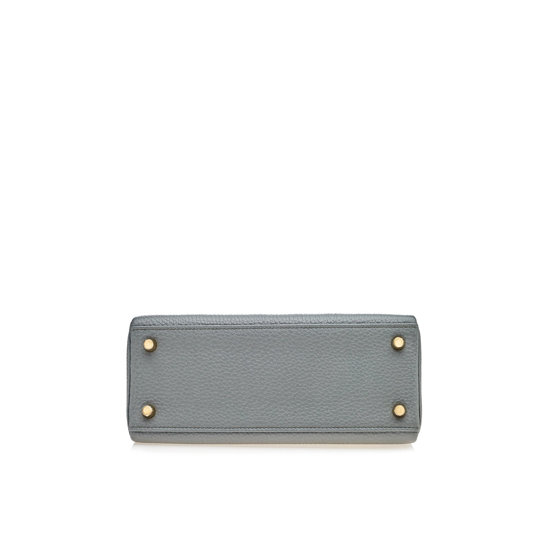 Top quality Hermes Kelly Retourne 25 Veau Togo 63 Vert Amande Gold Hardware