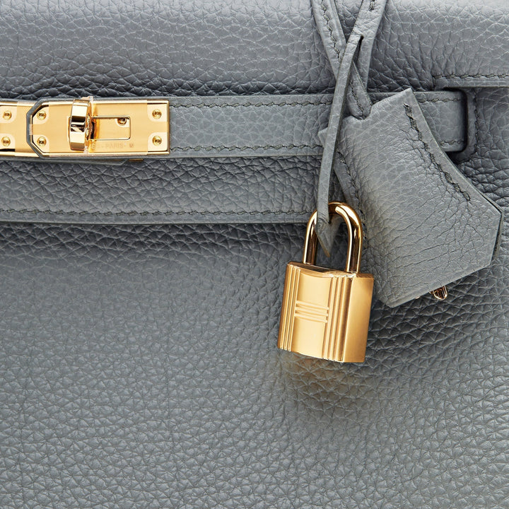 Top quality Hermes Kelly Retourne 25 Veau Togo 63 Vert Amande Gold Hardware