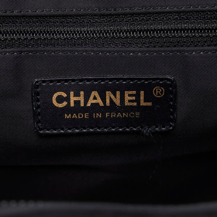 Top Quality Chanel Black New Travel Line Shoulder Bag