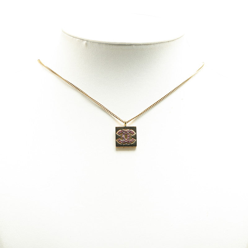 Top Quality Chanel Vintage Coco Mark Rhinestone Necklace