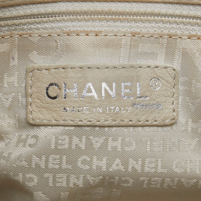 Top Quality Chanel Logo One-Shoulder Bag Handbag Pink Natural Leather Cotton  CHANEL