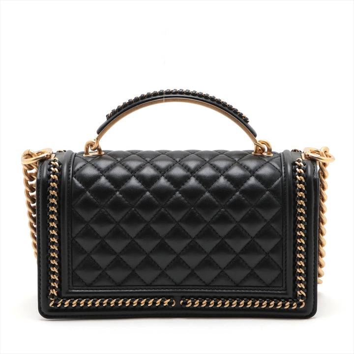 Top Quality Chanel Boy Top Quality Chanel  Chain Shoulder Bag Black G
