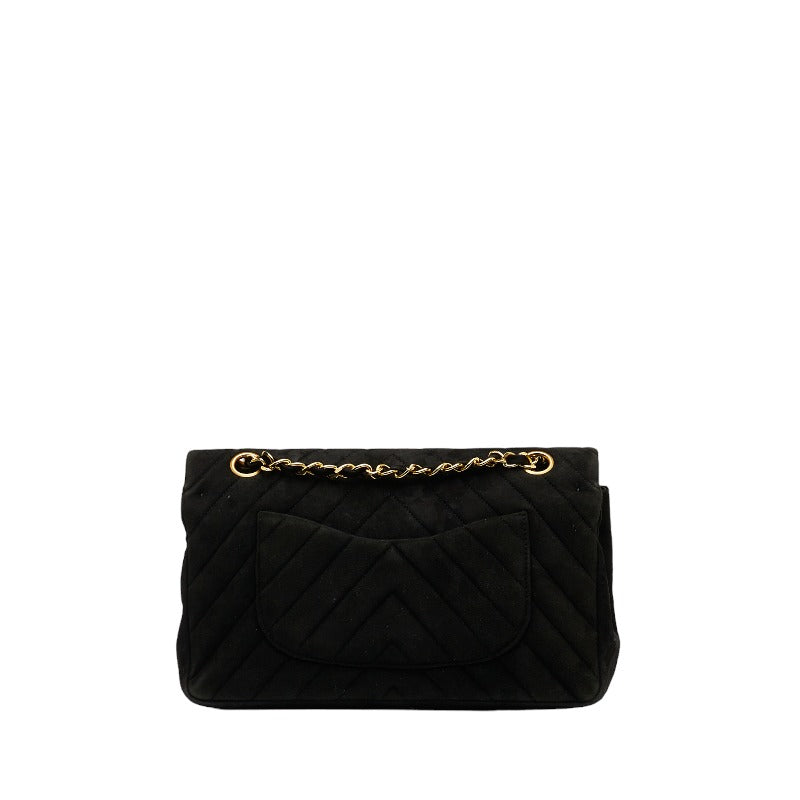 Top Quality Chanel Mattress 25 Double Flat Chain houlder Bag Black Sweater Lady Chanel