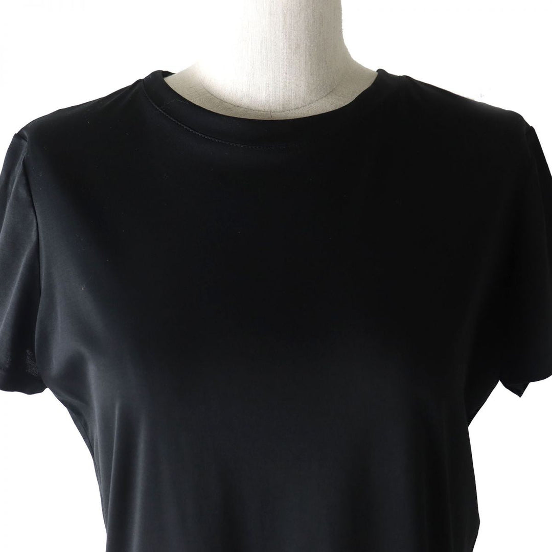 Top Quality Chanel Cotton Short Sleeve Dress Black M