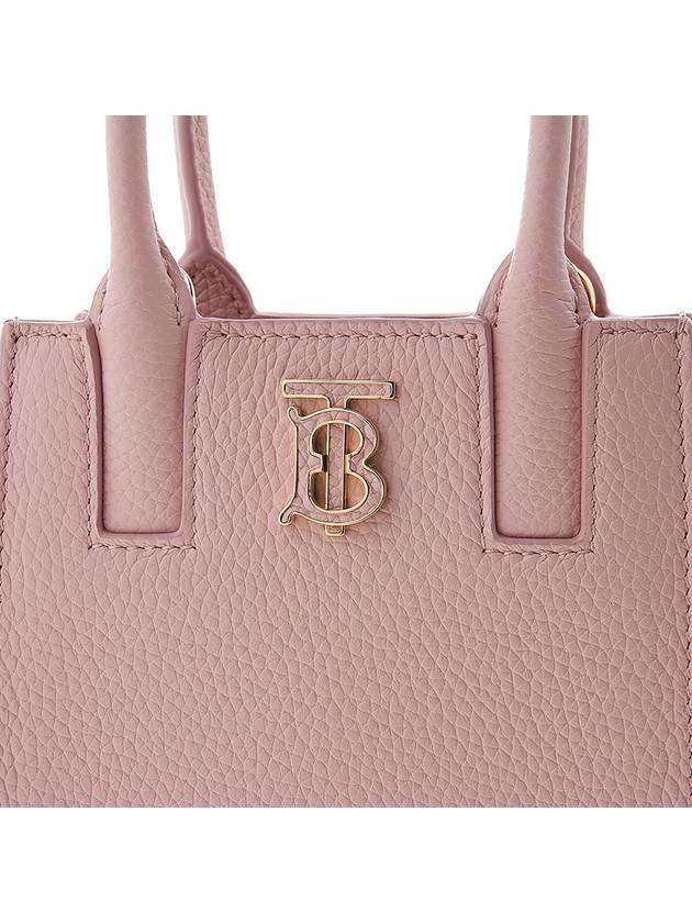 Burberry Micro Frances Leather Tote Bag Pink