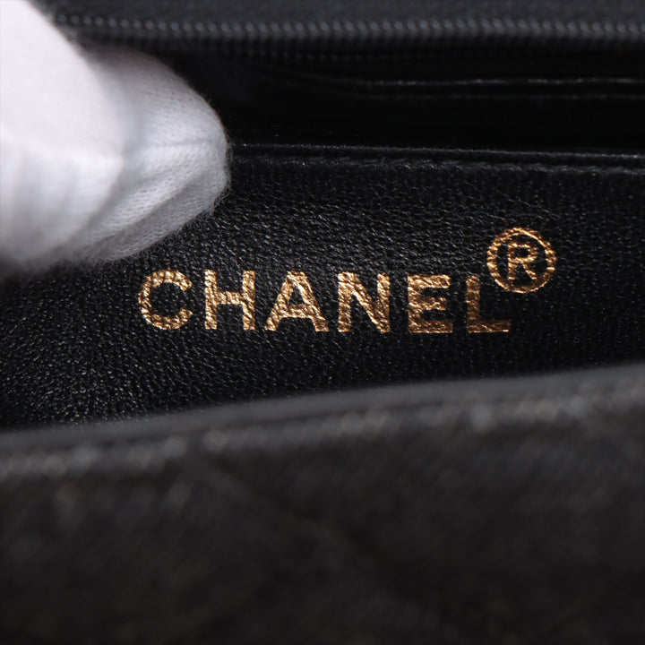 Top Quality Chanel Mini Matrasse 17 Denim Single Flap Single Chain Bag Black G 5th A35200