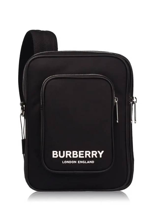 Burberry Logo Print Kieran Cross Bag Black