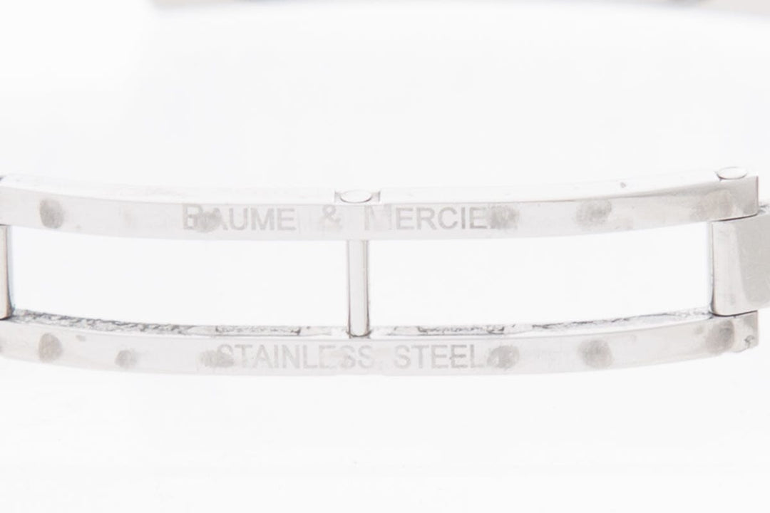 Baume & Mercier "Hampton Hills" Mother of Pearl &  Diamond Stainless Steel Watch