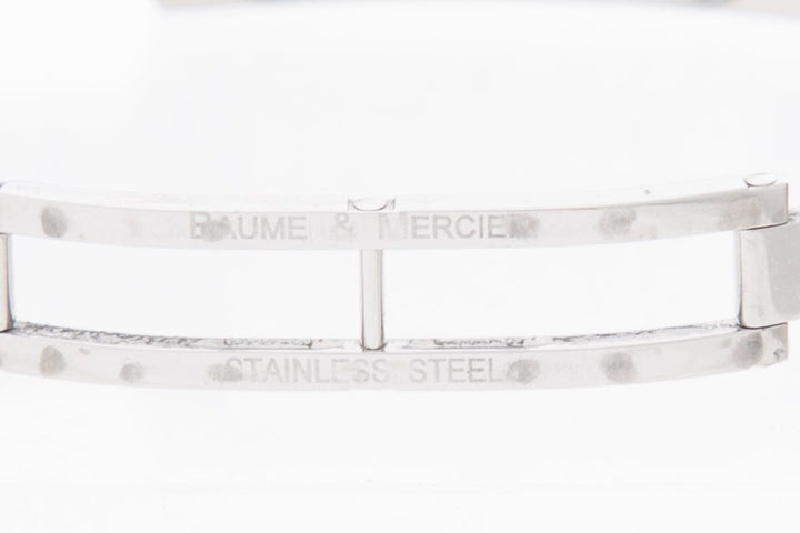 Baume & Mercier "Hampton Hills" Mother of Pearl &  Diamond Stainless Steel Watch