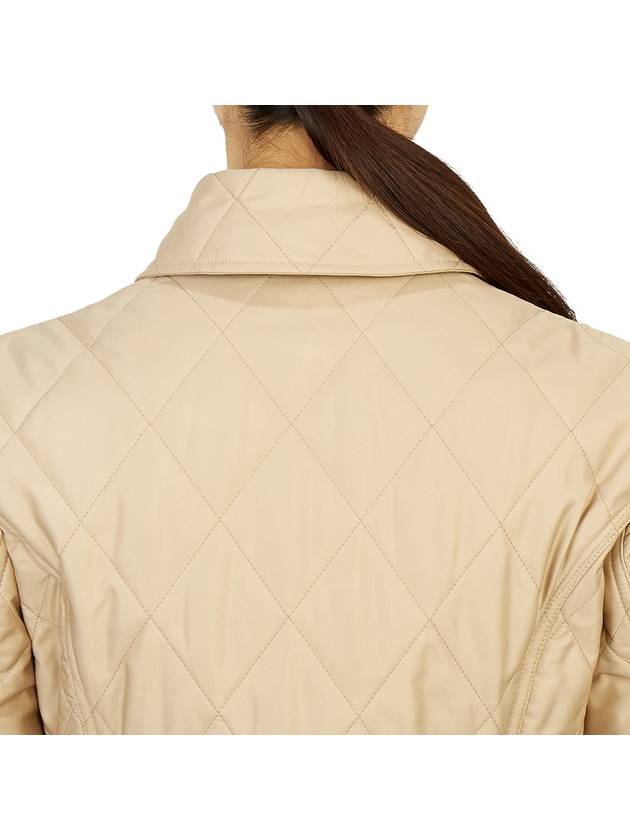 Burberry Diamond Quilted Thermoregulated Jacket New Chino Beige