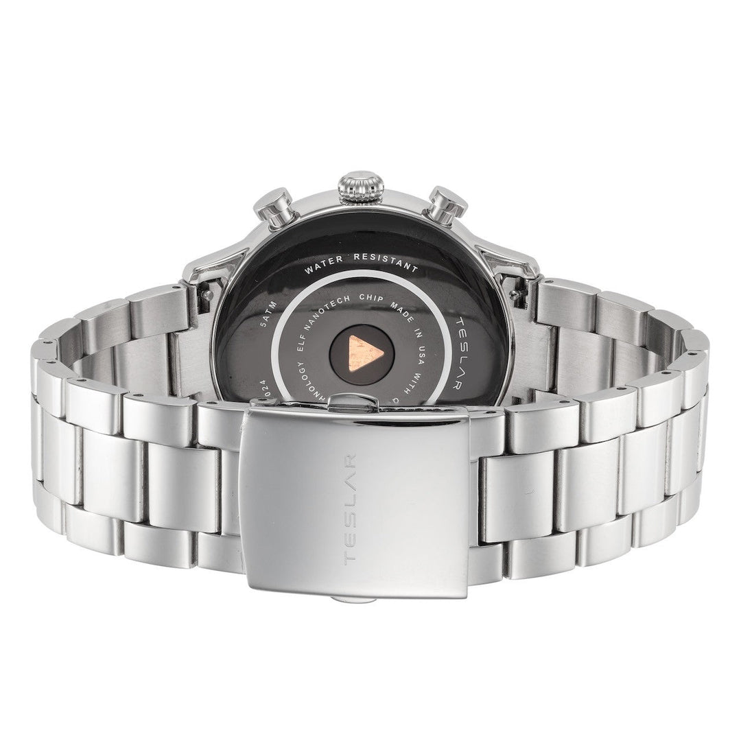 Teslar Men's Re-Balance T-8 44mm Quartz Chronograph Watch