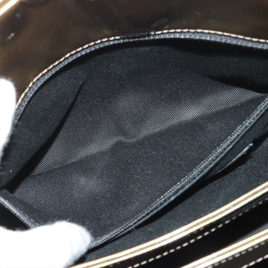 Top Quality Chanel Matrasse Patent Leather Balling Bag G Gummetal Gold  15th