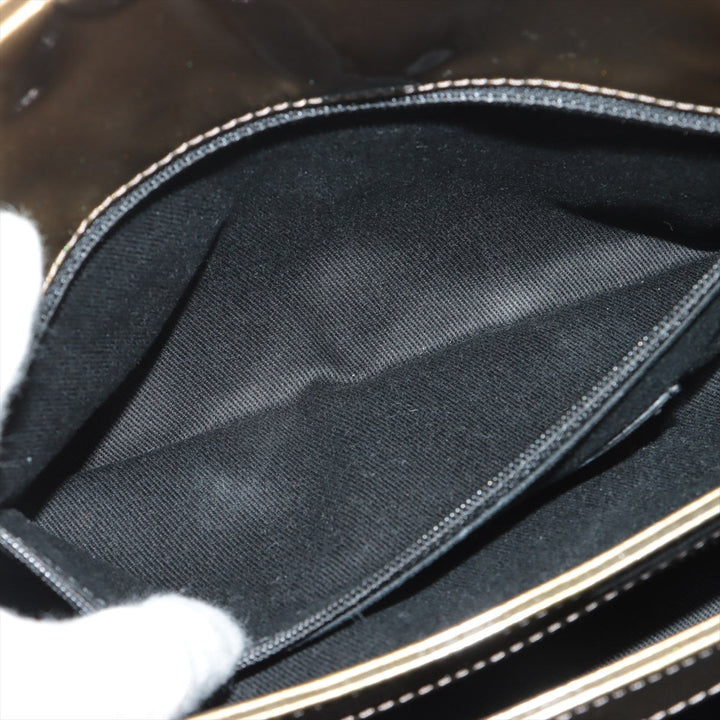 Top Quality Chanel Matrasse Patent Leather Balling Bag G Gummetal Gold  15th