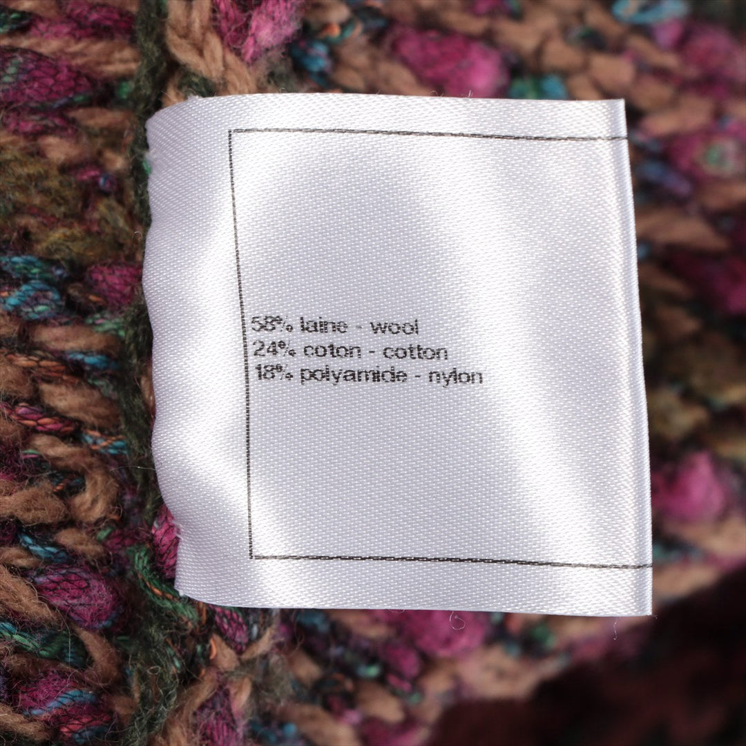 Top Quality Chanel Grippor Cotton x Wool Cardigan 34  Multicolor P46457K05874