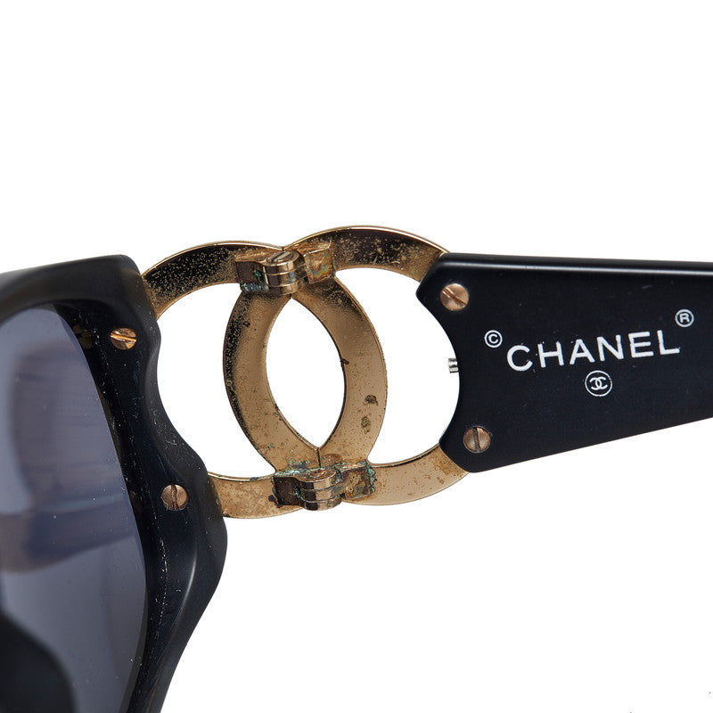 Top Quality Chanel Cocomark Gold  Wellington un Glasses 02461 Black    CHANEL