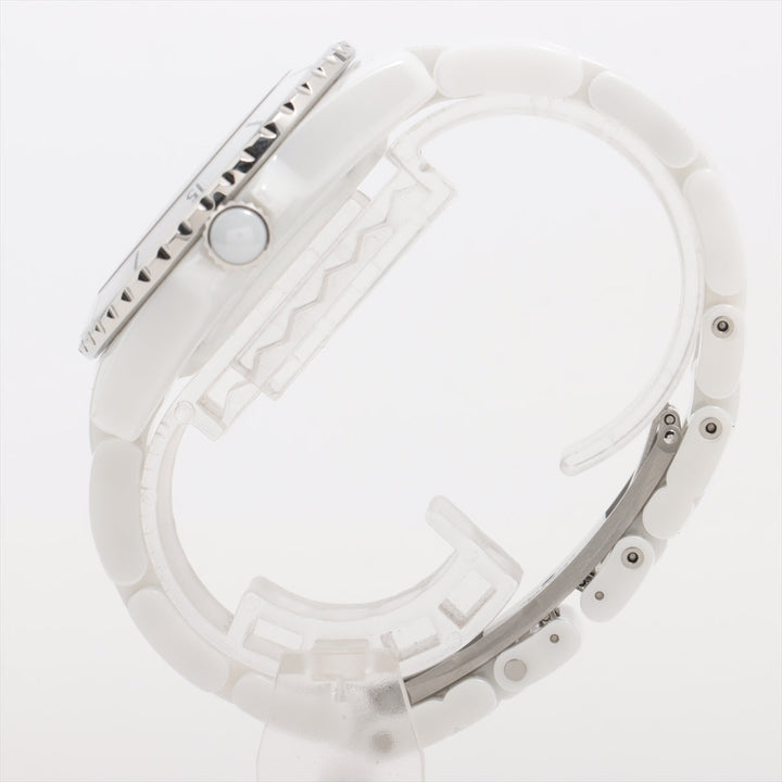 Top Quality Chanel Mademoiselle J12 Lapauza H7481 SSCE AT White