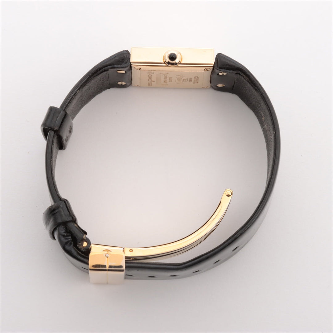 Top Quality Chanel Matrasse YG  Leather QZ Black  Buckle GP Ever