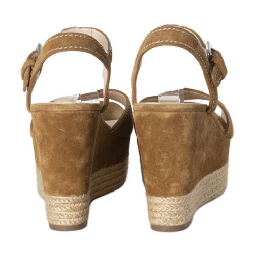 Prada Suede Slingback Espadrille Wedges
