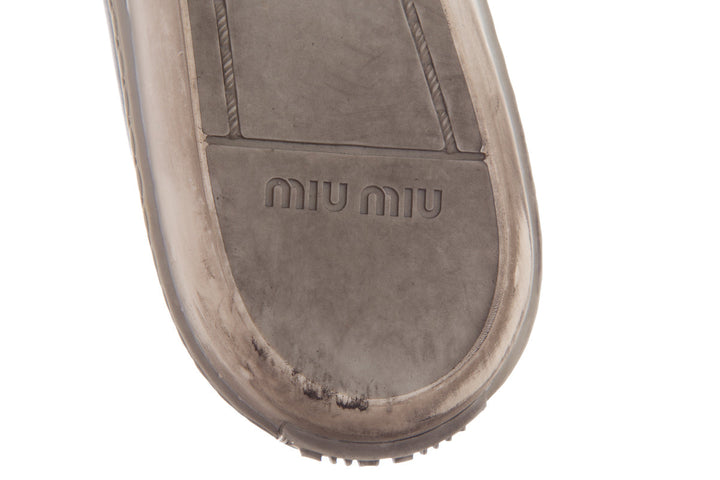 Miu Miu Black Bow Sneakers SZ 38.5