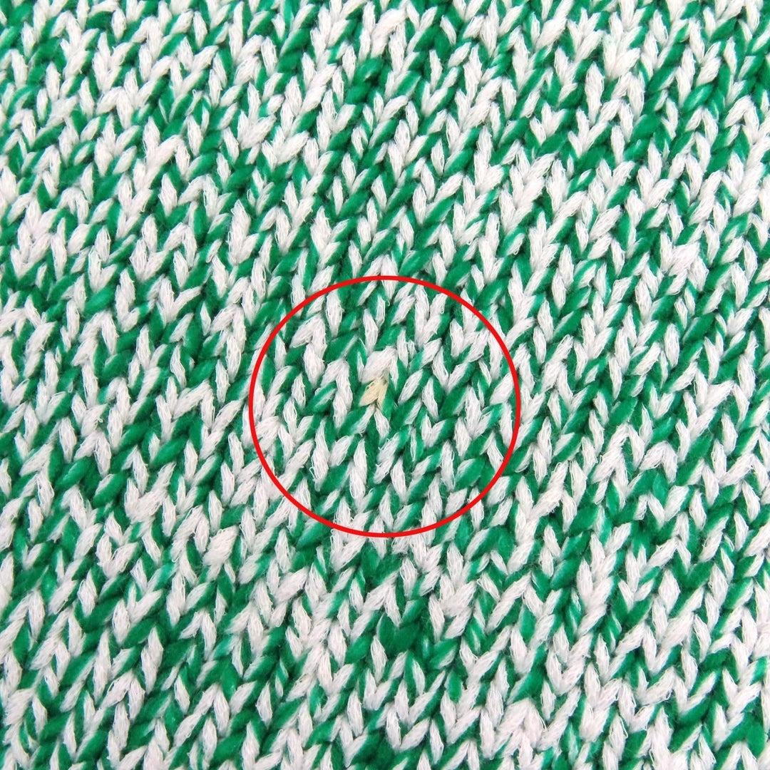 Top Quality Balenciaga Melange Cotton Mix Knit Sweater Green S