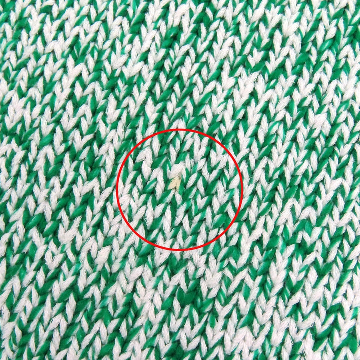 Top Quality Balenciaga Melange Cotton Mix Knit Sweater Green S