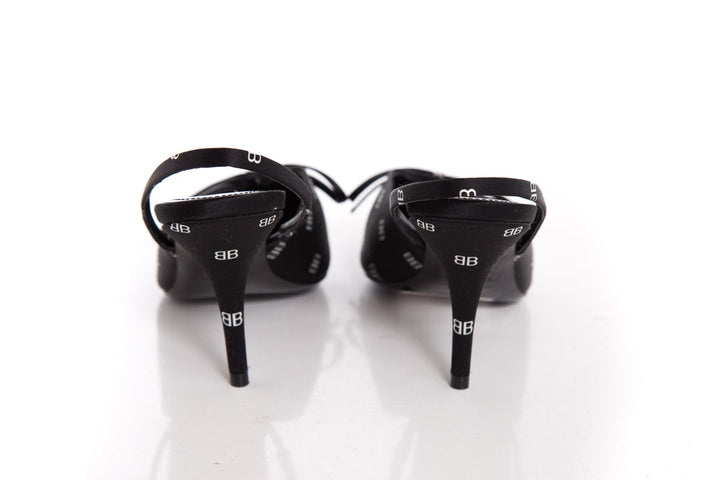Balenciaga Black Slingback Heels SZ 36
