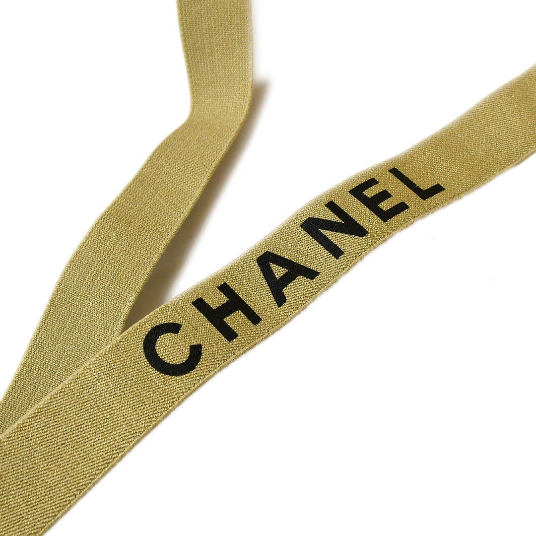 Top Quality Chanel Suspenders Beige Small New
