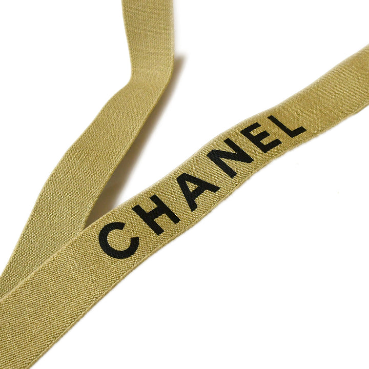 Top Quality Chanel Suspenders Beige Small New