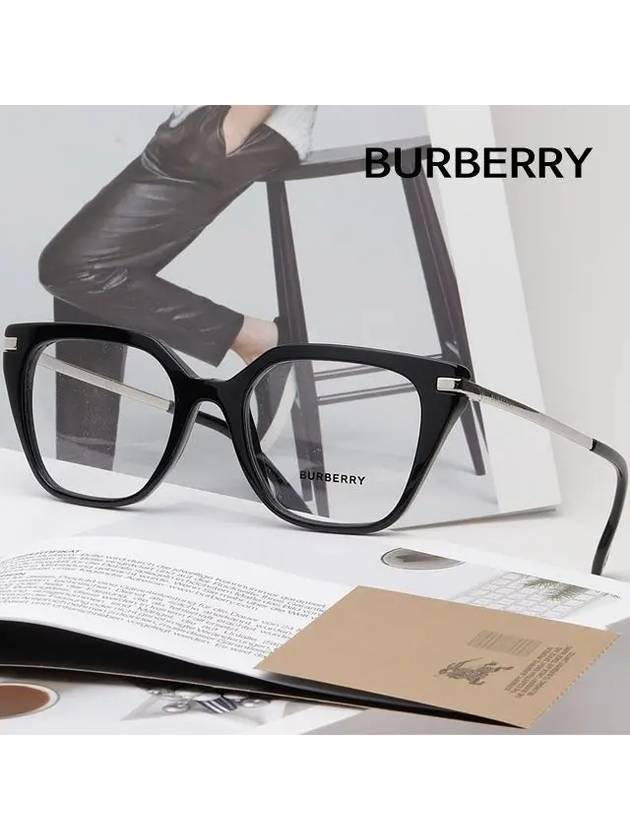 Burberry Eyewear Square Eyeglasses Black