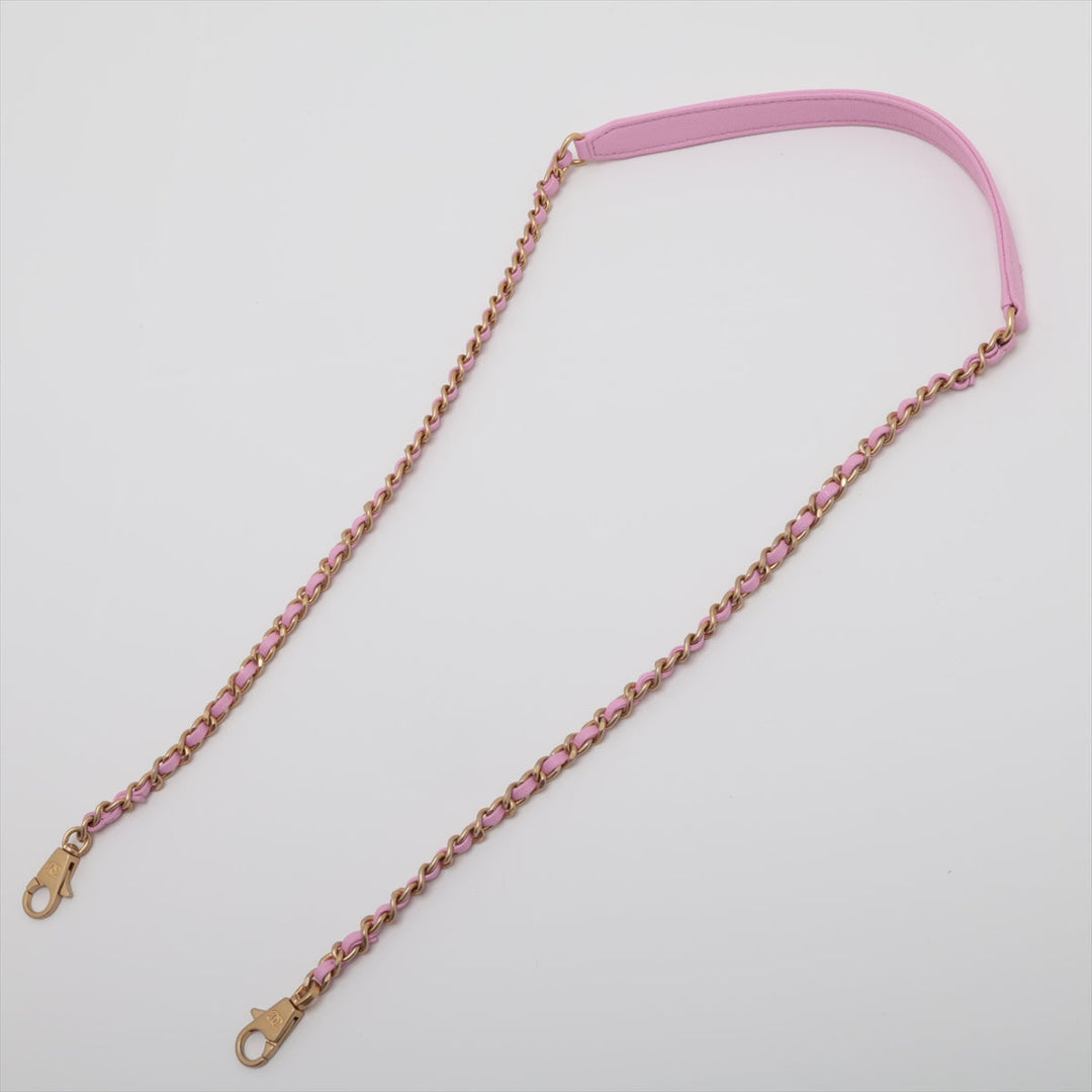 Top Quality Chanel Coco Handle 24 XS Caviar S 2WAY Handbag Pink Gold  A92990