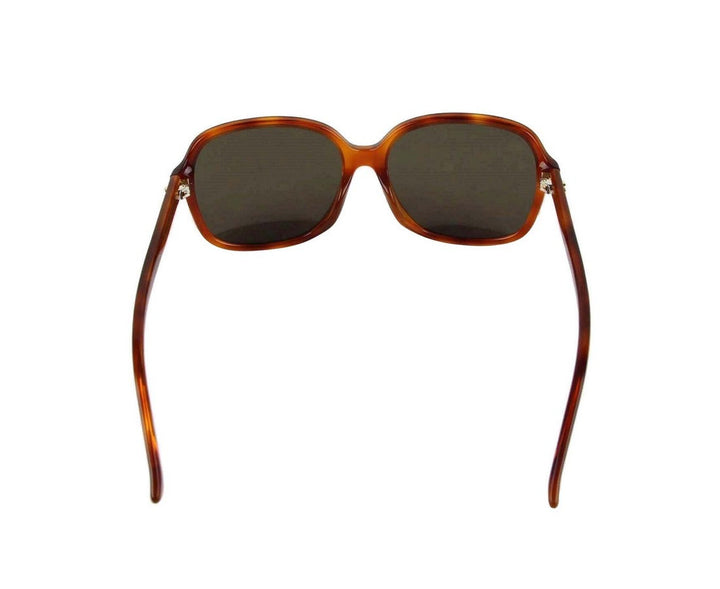 Gucci Women's Tortoise Acetate Square Sunglasses With GG Logo