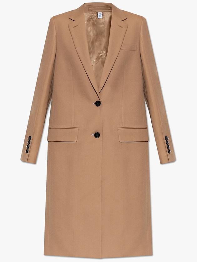Burberry Oakley Single Coat Camel